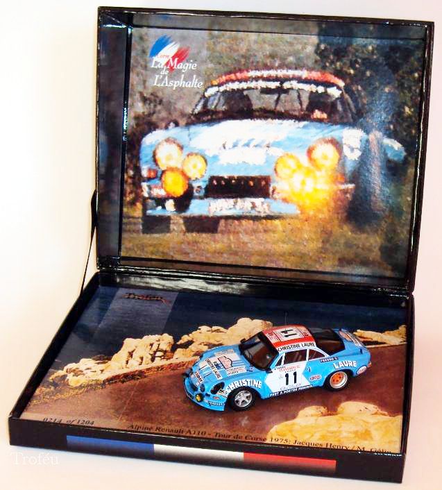Alpine Renault A110 - Tour De Corse 1974 - Manzagol - Trofeu Magie De L'Asphalte - 1/43