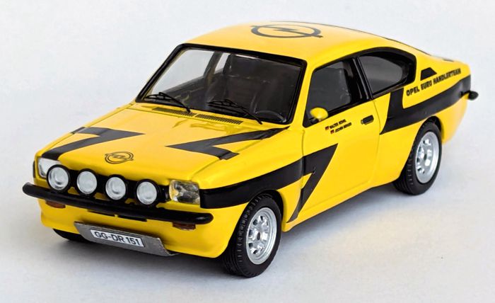 Miniature Opel Kadett GT/E Monte Carlo 1978 N°29 Clarr - Trofeu/Spark 1/43 Résine