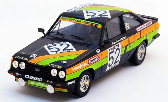 FORD Escort Mkii Rs 2000 №50 24h Spa (1979) A.c.Verney - Delaunay - Grandet, Yellow Black Green
