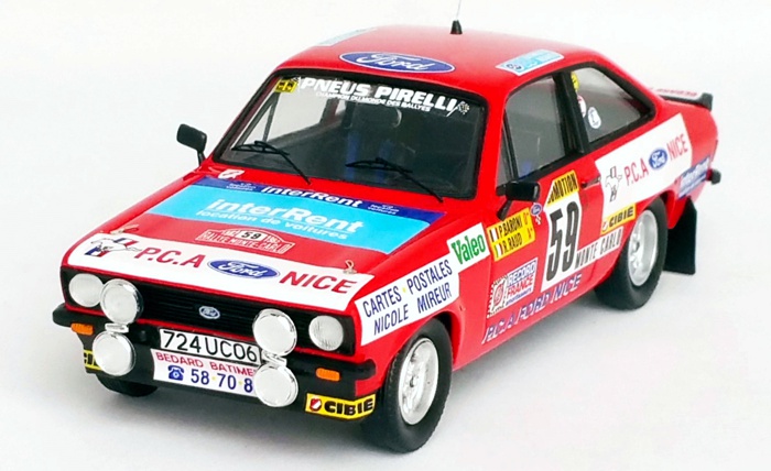 Trofeu / Spark 1/43 - Ford Escort Mk2 Monte Carlo 1980 N°39 Koob/Jacoby - Précommande/Neuf