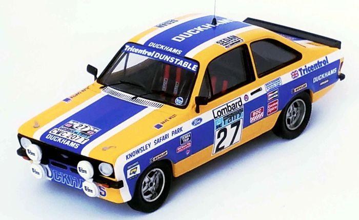 Miniature Voiture Trofeu - Ford Escort Mk2 Portugal 1983 - N°17 Borges - Échelle 1/43 - NEUF