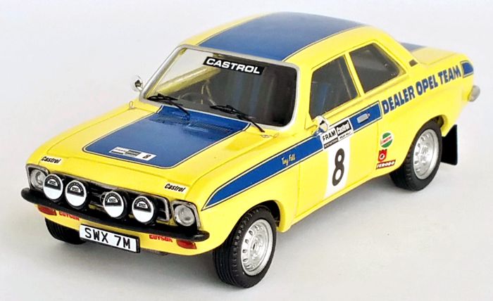 Trofeu Spark Modellino Opel Ascona A 1000 Lakes 1973 No.40 Valtaharju / Alm - Scala 1/43