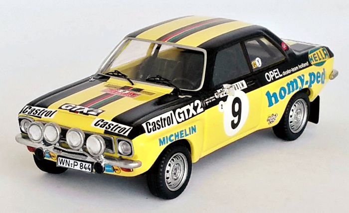 Opel Ascona A - DMV Rallye Rüsselsheim 1973 - Röhrl - Berger - Trofeu DSN-44 1:4